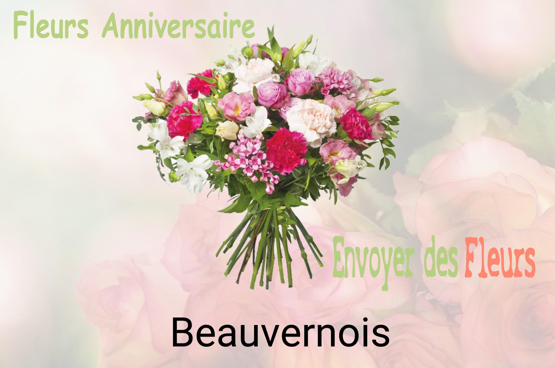 Bouquet de fleurs d’anniversaire livré à Beauvernois