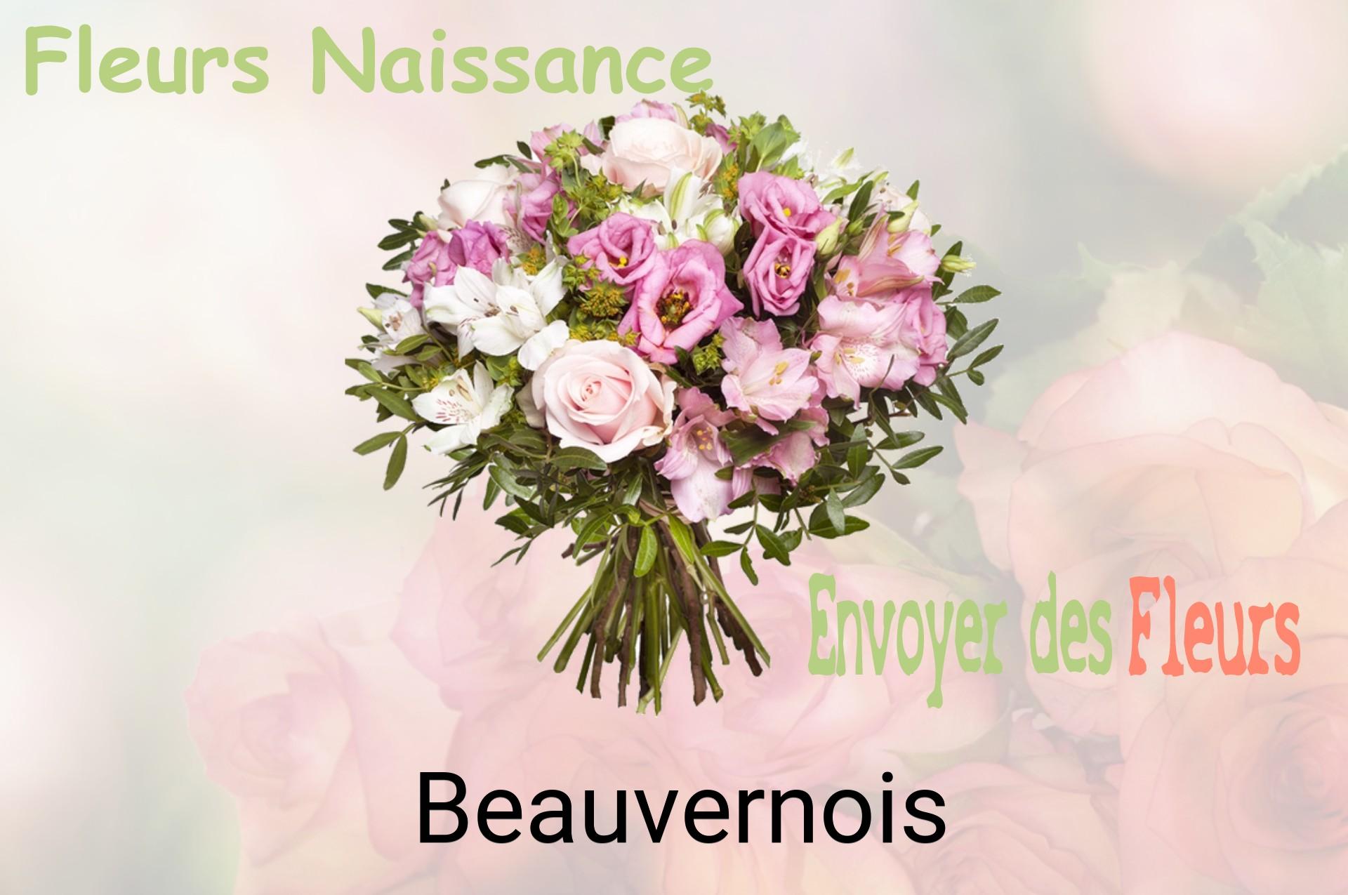 Bouquet de fleurs de naissance livré à Beauvernois